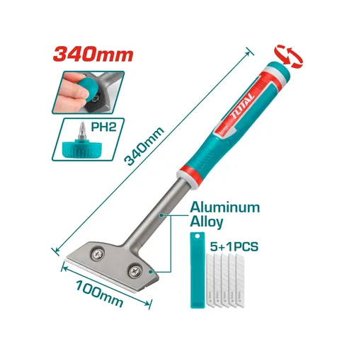Škrabka, 340mm, industrial TOTAL TGS3088