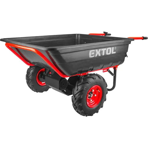 Dvoukolák nákladní s převodovkou aku, 400kg, 225l, 40v li-ion, 6ah EXTOL PREMIUM 8891592