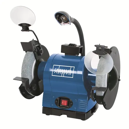 Scheppach bg 200 dvoukotoučová bruska s indukčním motorem