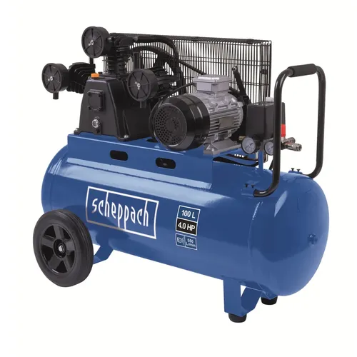 Scheppach HC 550 tc olejový tříválcový řemenový kompresor 100 l