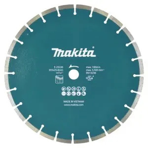 Makita E-23226 kotouč řezný diamantový beton 355x2.8x25.4mm pro aku stroje = old E-12996