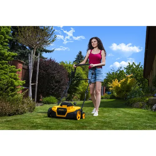 Riwall PRO RAV 3820i aku travní provzdušňovač 2x20 V (bez baterie a nabíječky)