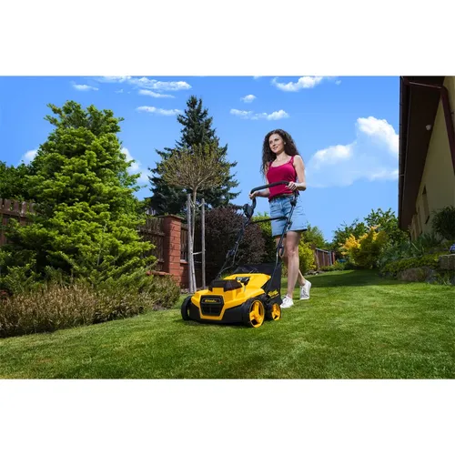 Riwall PRO RAV 3820i aku travní provzdušňovač 2x20 V (bez baterie a nabíječky)