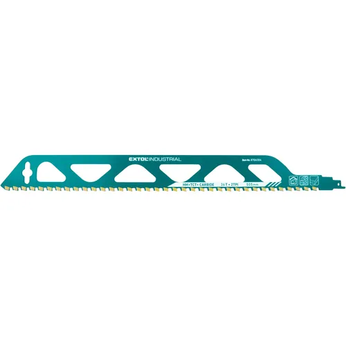 Plátek do pily ocasky s sk zuby, 505x50x2,5mm EXTOL INDUSTRIAL 8706304