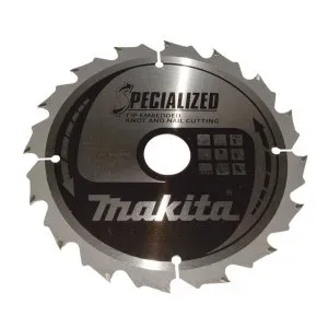 Makita B-33043 kotouč pilový dřevo SPECIALIZED se zapuštěnými zuby 185x2x30mm 16Z = old B-09341