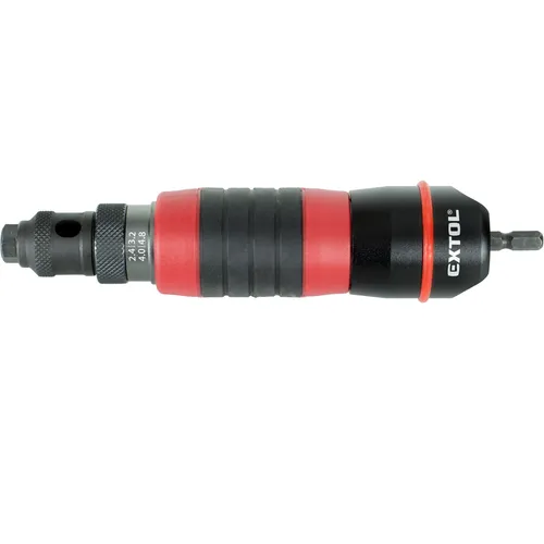 Nástavec nýtovací na vrtačku, pro trhací nýty 2,4-4,8mm, crmo EXTOL PREMIUM 8813752