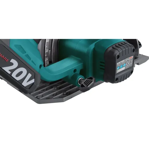 Pila kotoučová aku share20v, 165mm, brushless, 20v li-ion, 2000mah EXTOL INDUSTRIAL 8791822