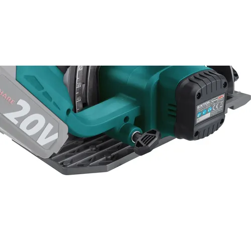 Pila kotoučová aku share20v, 165mm, brushless, 20v li-ion, bez baterie a nabíječky EXTOL INDUSTRIAL 8791823