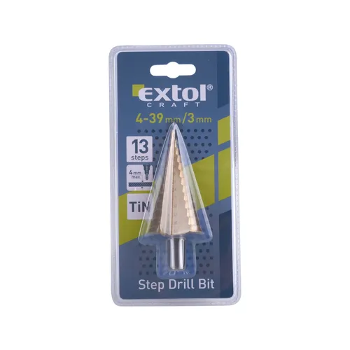 Vrták stupňovitý, o 4-39mm, hss EXTOL CRAFT 20057