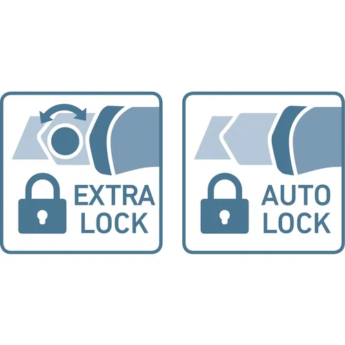 Nůž ulamovací s kovovou výztuhou a zásobníkem, 18mm auto-lock EXTOL PREMIUM 8855015