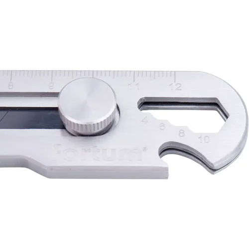 Nůž ulamovací celokovový nerez 5v1, 18mm, auto-lock, sk2 FORTUM 4780025