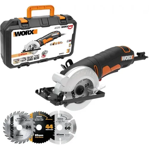 Worx WX423.1 - Kompaktní ponorná pila 400W, 85mm
