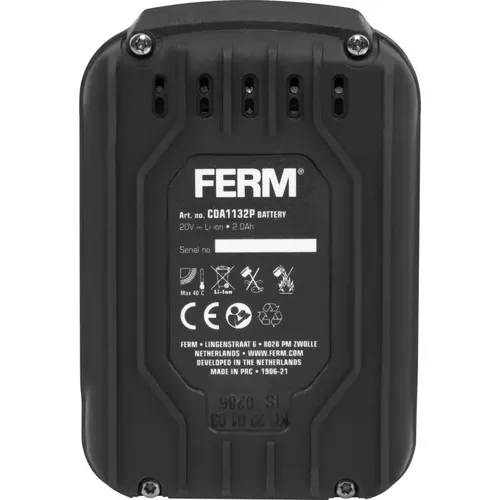 Ferm CDA1132P - Aku zdroj 20V 2Ah Li-Ion pro CDM1141P