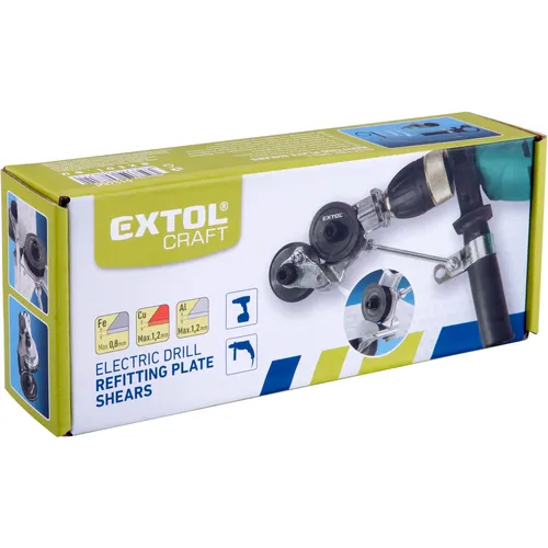 Nástavec na vrtačku k řezání plechu, do tl. max.1,2mm EXTOL CRAFT 913650