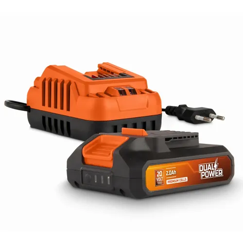 Nabíječka 20V/40V 2.0A plus Baterie 20V LI-ION 2,0Ah Powerplus POWDP90620