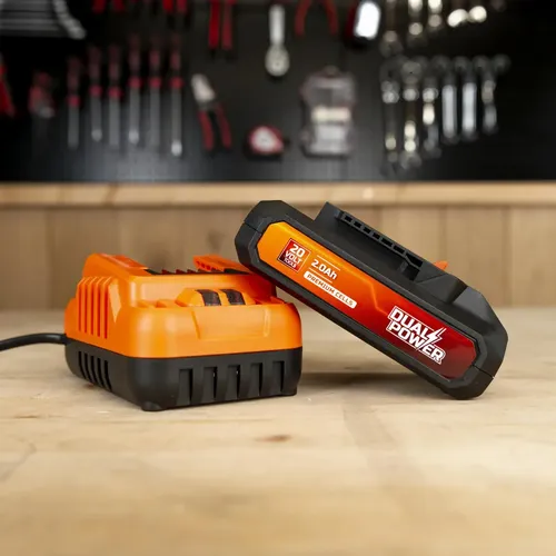 Nabíječka 20V/40V 2.0A  plus  Baterie 20V LI-ION 2,0Ah Powerplus POWDP90620