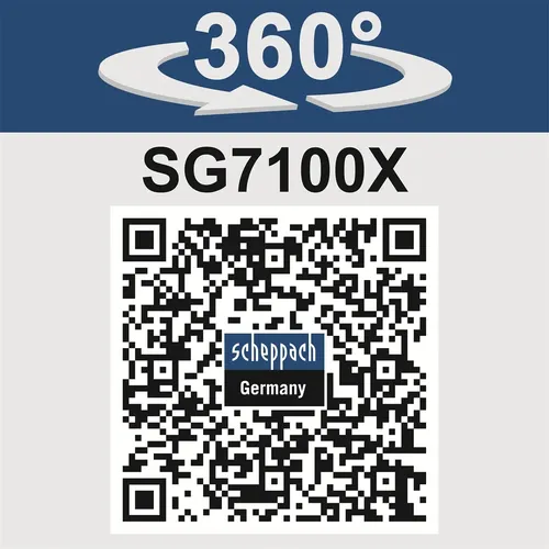 Scheppach SG 7100x Rámová elektrocentrála 5500 W s regulací AVR a elektrostartem