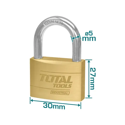 Zámek, industrial, 30mm TOTAL TLK32302