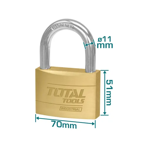 Zámek, industrial, 70mm TOTAL TLK32702