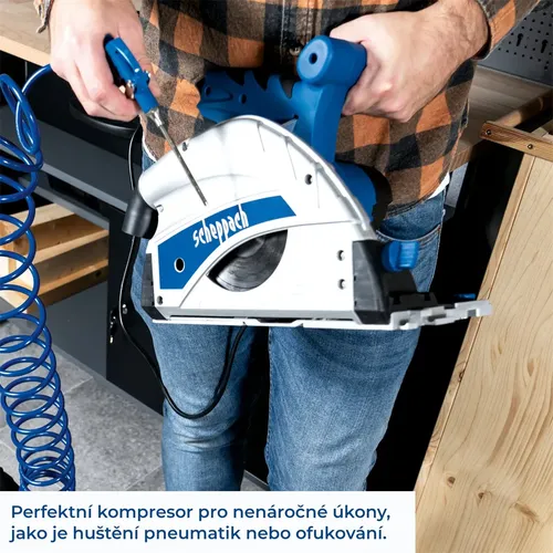 Scheppach HC 26 olejový kompresor 8 bar se vzdušníkem 24 l