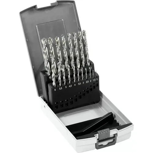Sada vybrušovaných vrtáků do kovu HSS CZ002 19-SET CZ002 NAREX