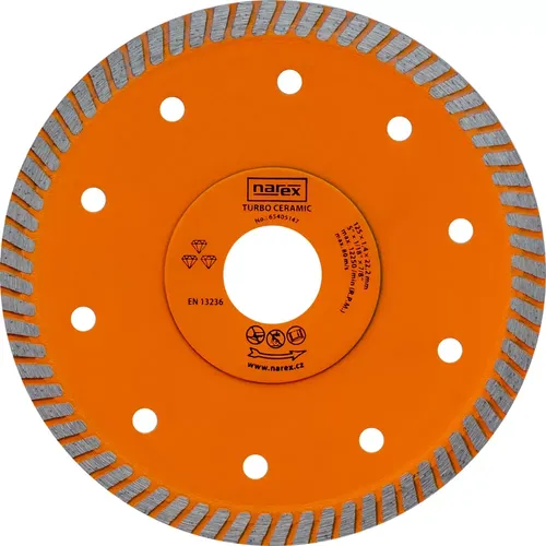 Diamantový dělicí kotouč na keramiku TURBO CERAMIC DIA 125 TC NAREX