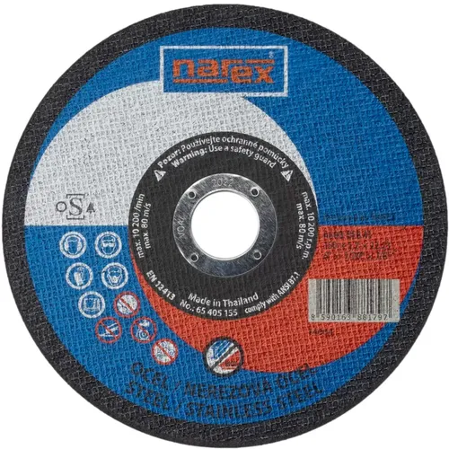 Řezný kotouč 2v1 pro řezání běžné a ušlechtilé oceli SET RK ø 150×1.2×22.2 A 60Q-BFB 41 NAREX