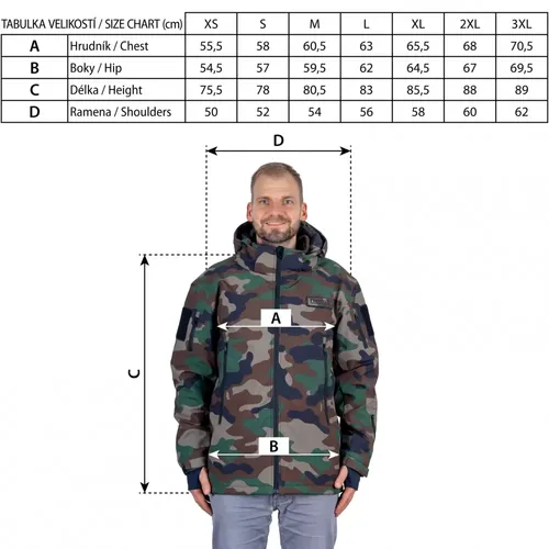 Vyhřívaná bunda + Powerbanka CHJ-3XL SET NAREX