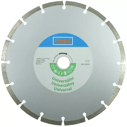 Diamantový řezný kotouč - universal sintrovaný Dia 230 Universal NAREX