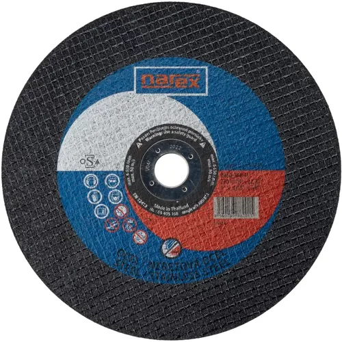 Řezný kotouč 2v1 pro řezání běžné a ušlechtilé oceli RK ø 230×1.9×22.2 A 46Q-BFB 41 NAREX
