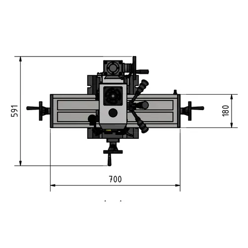 Vrtačko-frézka OPTImill MH 2 DV 3337126 Optimum