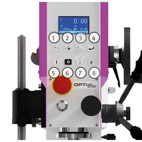 Vrtačko-frézka OPTImill MH 3 DV 3337130 Optimum