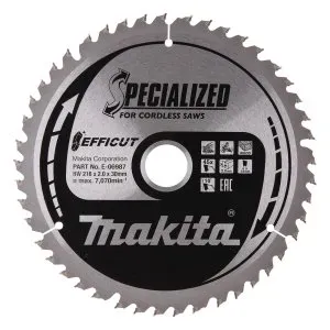 Makita E-06987 kotouč pilový dřevo Efficut 216x2x30mm 45Z = old E-06971