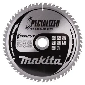 Makita B-67284 kotouč pilový dřevo Efficut 260x2.15x30mm 60Z = old B-67234