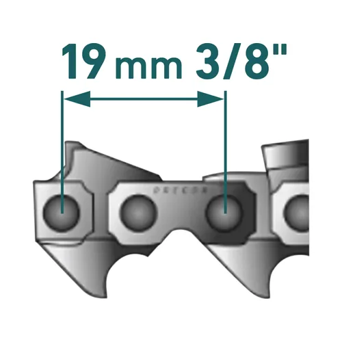 Řetěz pro řetězové pily, 3/8', 1,3mm, role 1640 článků/30,5m EXTOL INDUSTRIAL 8793220