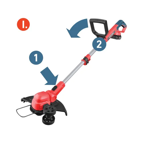 Sekačka strunová aku, share20v, 30cm, 2ah EXTOL PREMIUM 8891900