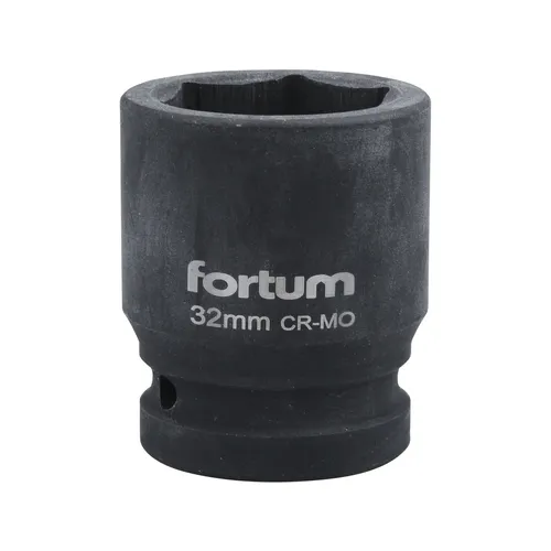 Hlavice nástrčná rázová 3/4", 32mm, l 54mm, crmov FORTUM 4703032