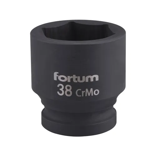 Hlavice nástrčná rázová 3/4", 38mm, l 57mm, crmov FORTUM 4703038