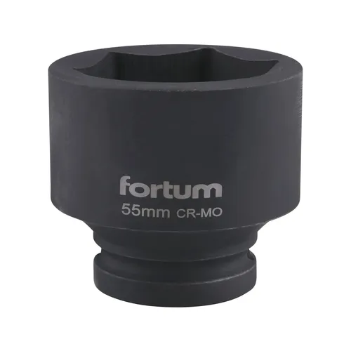 Hlavice nástrčná rázová 3/4", 55mm, l 70mm, crmov FORTUM 4703055