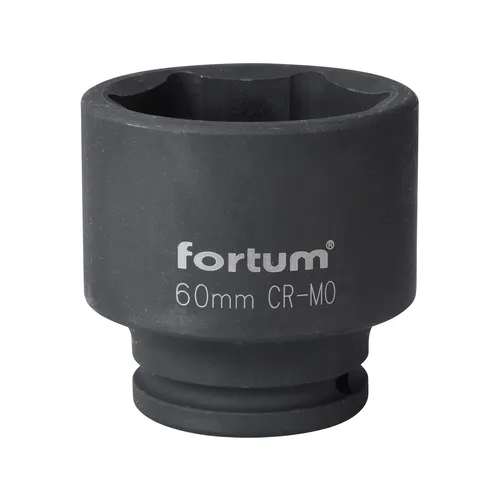 Hlavice nástrčná rázová 3/4", 60mm, l 70mm, crmov FORTUM 4703060