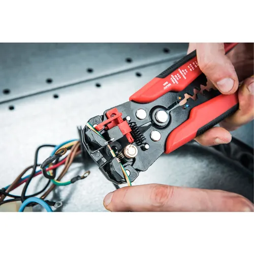 Kleště odizolovací/krimpovací automatické, 210mm/0,2-6mm2 EXTOL PREMIUM 8831125