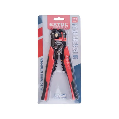 Kleště odizolovací/krimpovací automatické, 210mm/0,2-6mm2 EXTOL PREMIUM 8831125