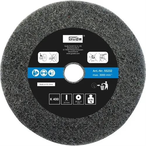Brusné kotouče 75 x 10 x 20mm K 120/400, 2dílná sada Güde 55232