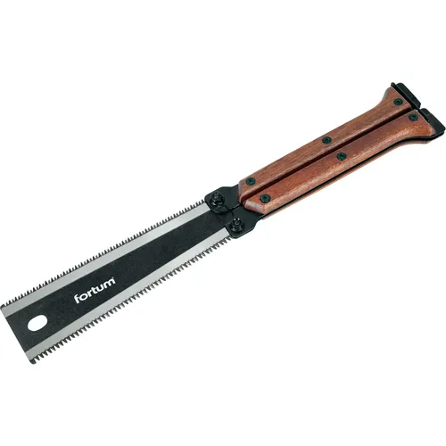 Pila zavírací/kapesní dvoubřitá, 300mm s dřevěnou rukojetí FORTUM 4772120