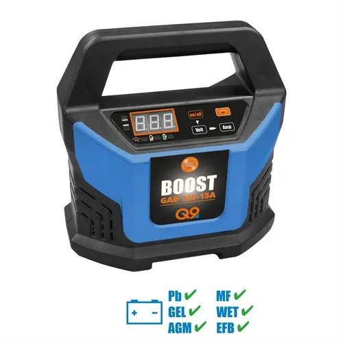 Automatická nabíječka baterií GAB 12V-15A-BOOST Güde 85143