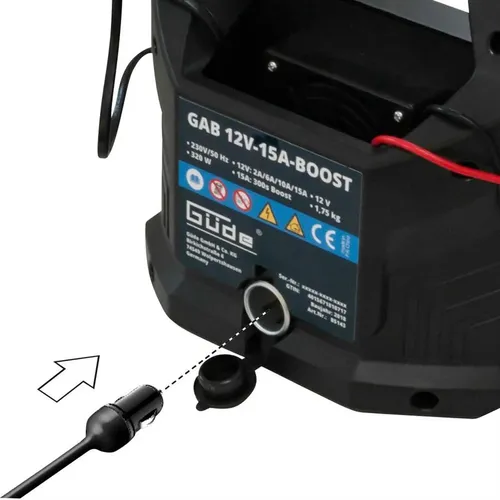 Automatická nabíječka baterií GAB 12V-15A-BOOST Güde 85143