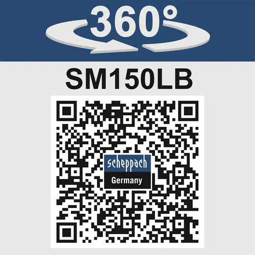 Scheppach SM 150 LB dvoukotoučová bruska ( kotouč / kartáč )