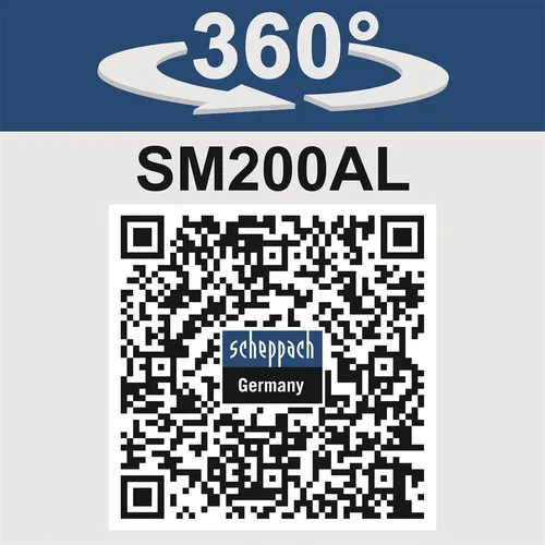 Scheppach SM 200 AL dvoukotoučová bruska