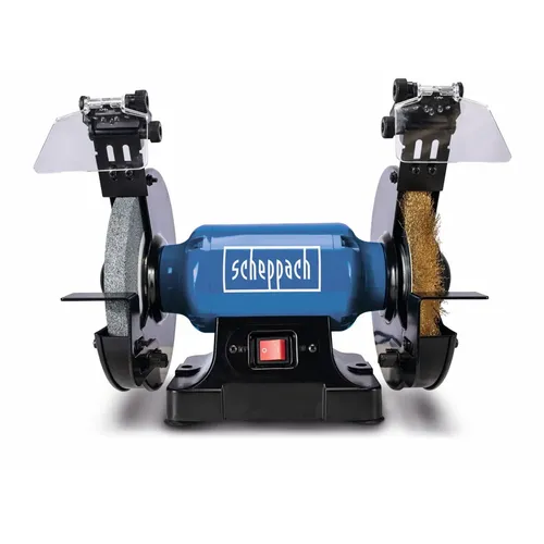 Scheppach SM 200 LB dvoukotoučová bruska ( kotouč / kartáč )