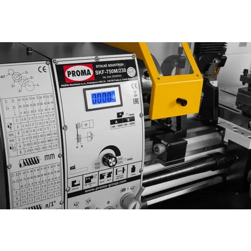 Proma SKF-750M - Kombinovaný soustruh na kov s pohyblivým frézovacím zařízením